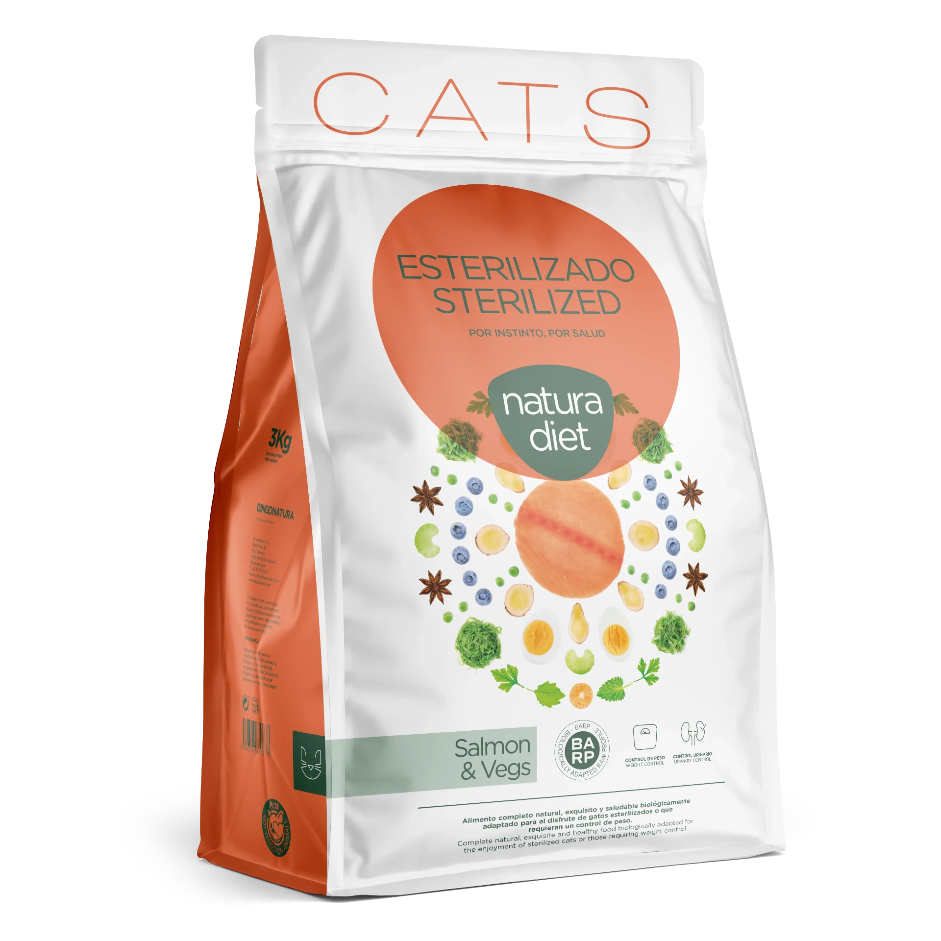 Natura Diet CAT Sterilized Salmon 3 kg