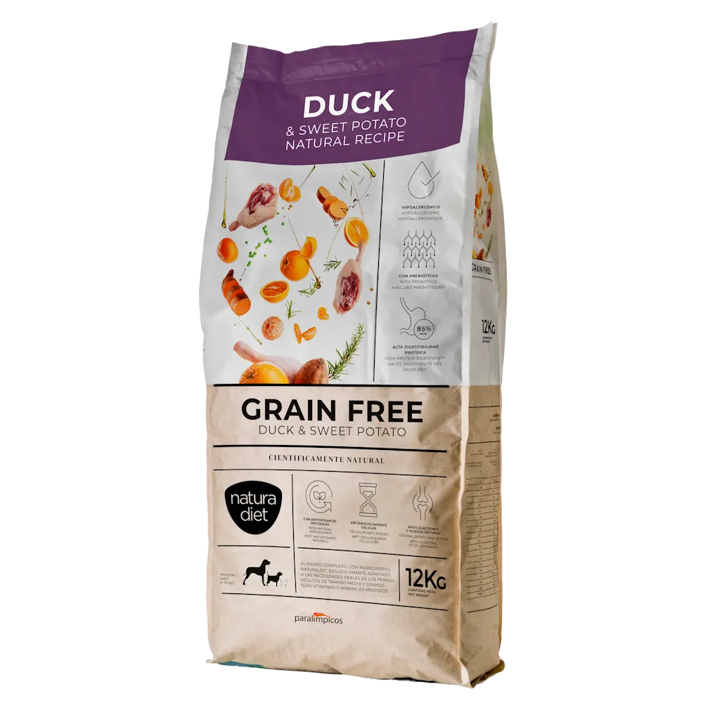 Natura Diet DOG GRAIN FREE Duck & Sweet Potato 12 kg
