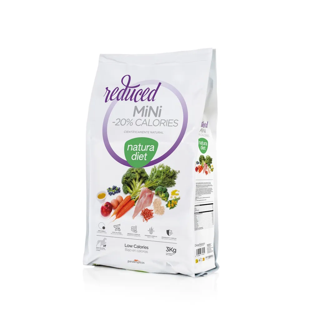 Natura Diet DOG REDUCED -20% calorie Mini 3 Kg
